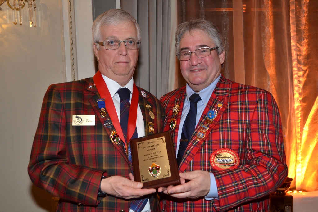 Russell Jewell with Joel LaPalme Rookie of the Year, 2015